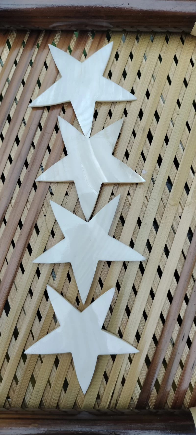 Star Mother of pearl shells (Customized Design) (1 inch & 4 inch) Minimum order 20 pieces - Image 6