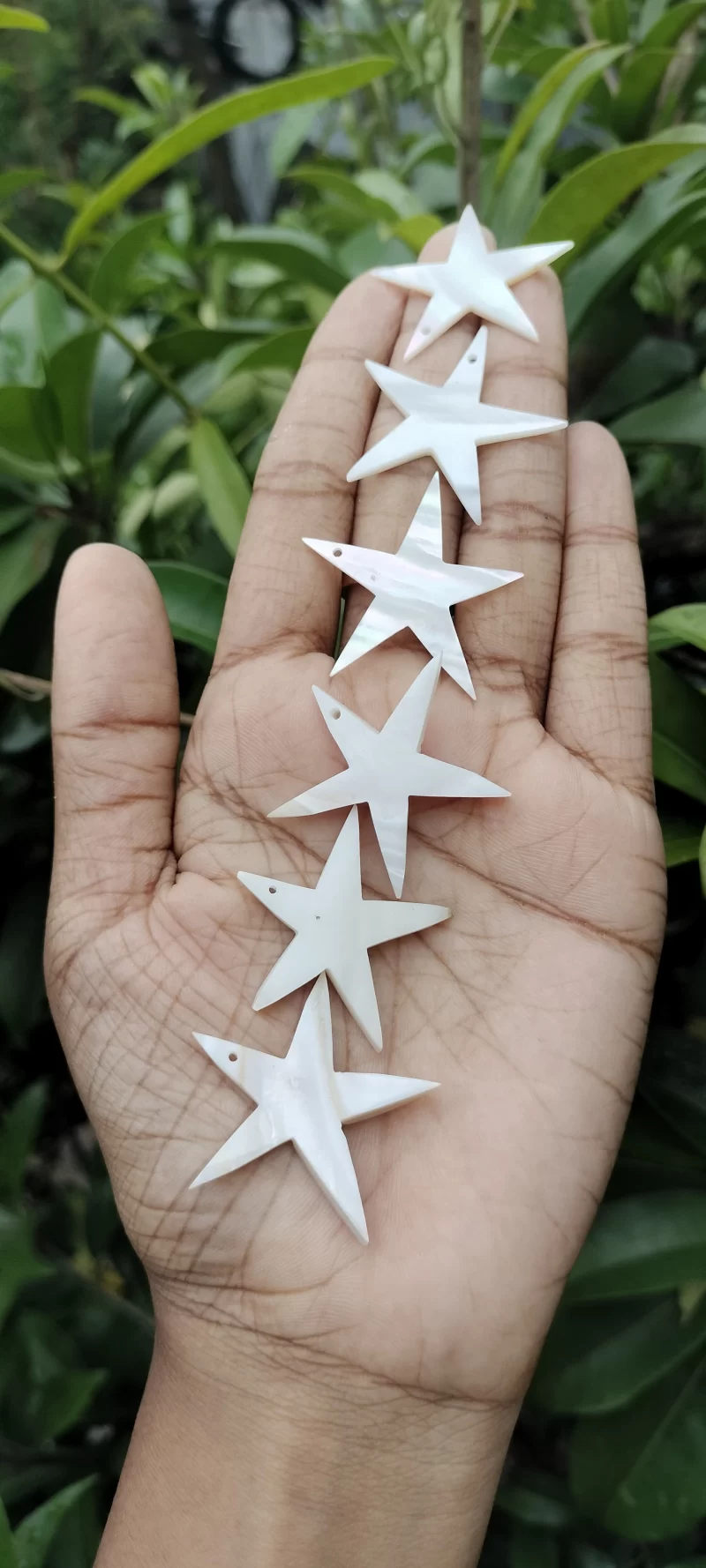 Star Mother of pearl shells (Customized Design) (1 inch & 4 inch) Minimum order 20 pieces - Image 3