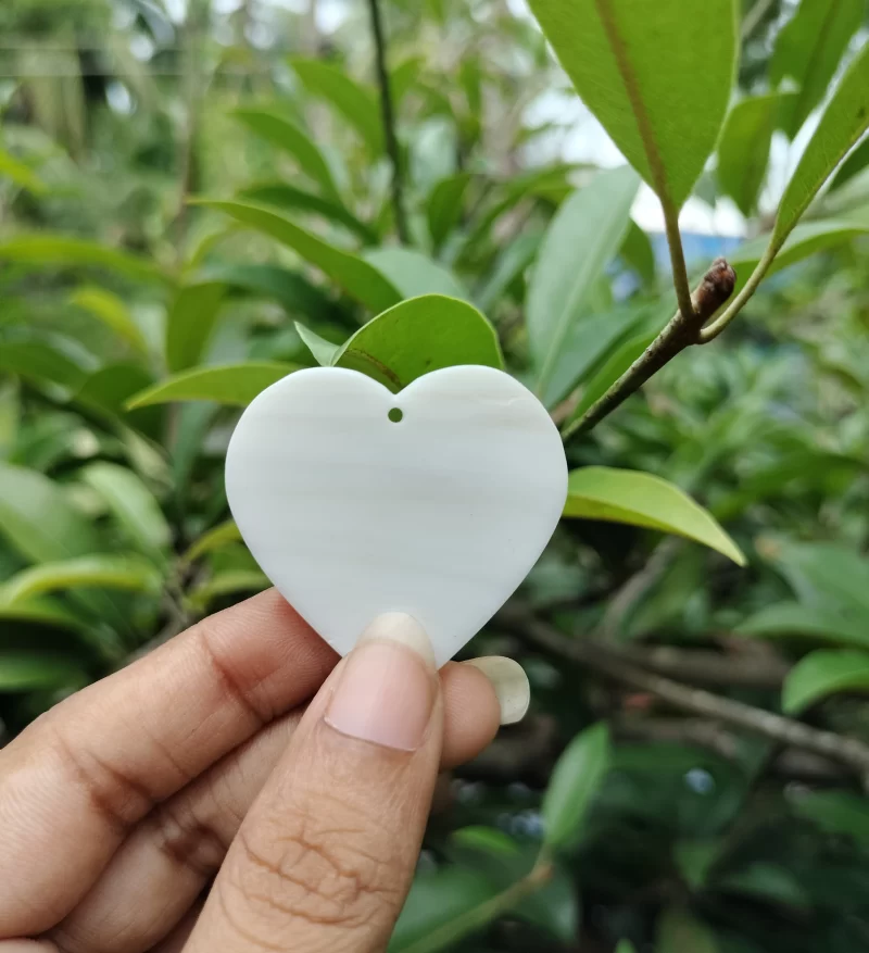 1.5 Inch Heart Mother of pearl shells (Customized Design)