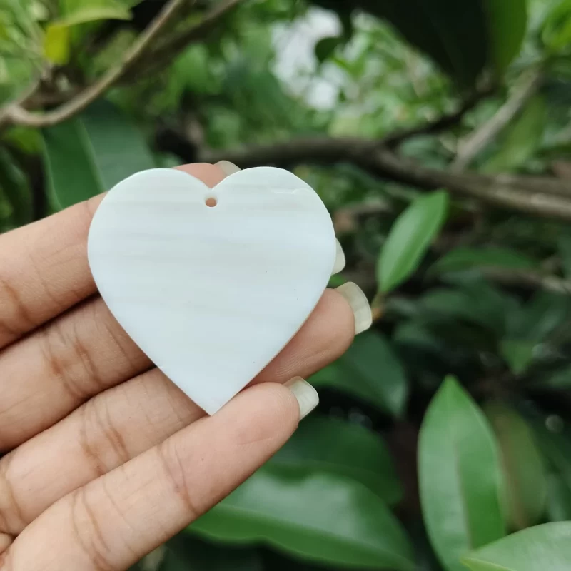 1.5 Inch Heart Mother of pearl shells (Customized Design)