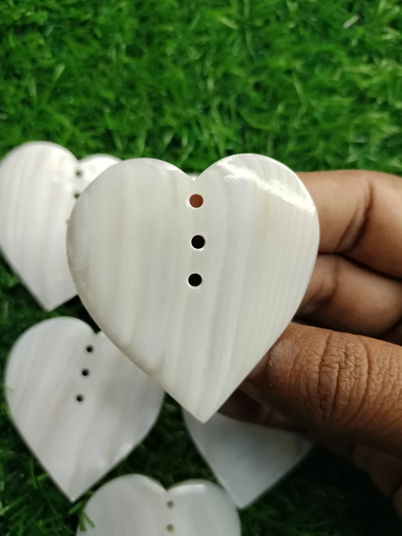 2 Inch Heart Mother of pearl shells (Customized Design) - Image 5