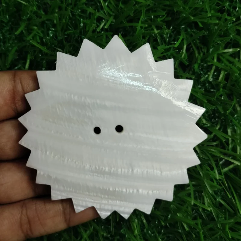 2.5 Inch Zigzag Mother of pearl shells { Customized Design }