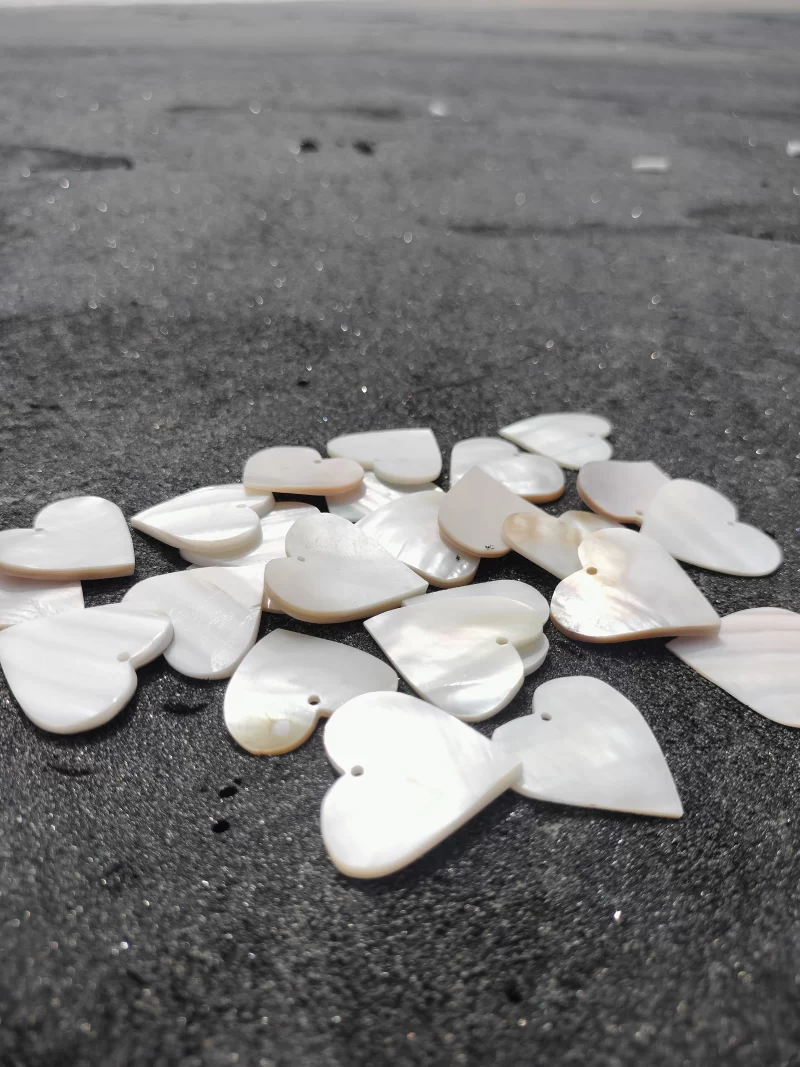 1.5 Inch Heart Mother of pearl shells (Customized Design) - Image 5