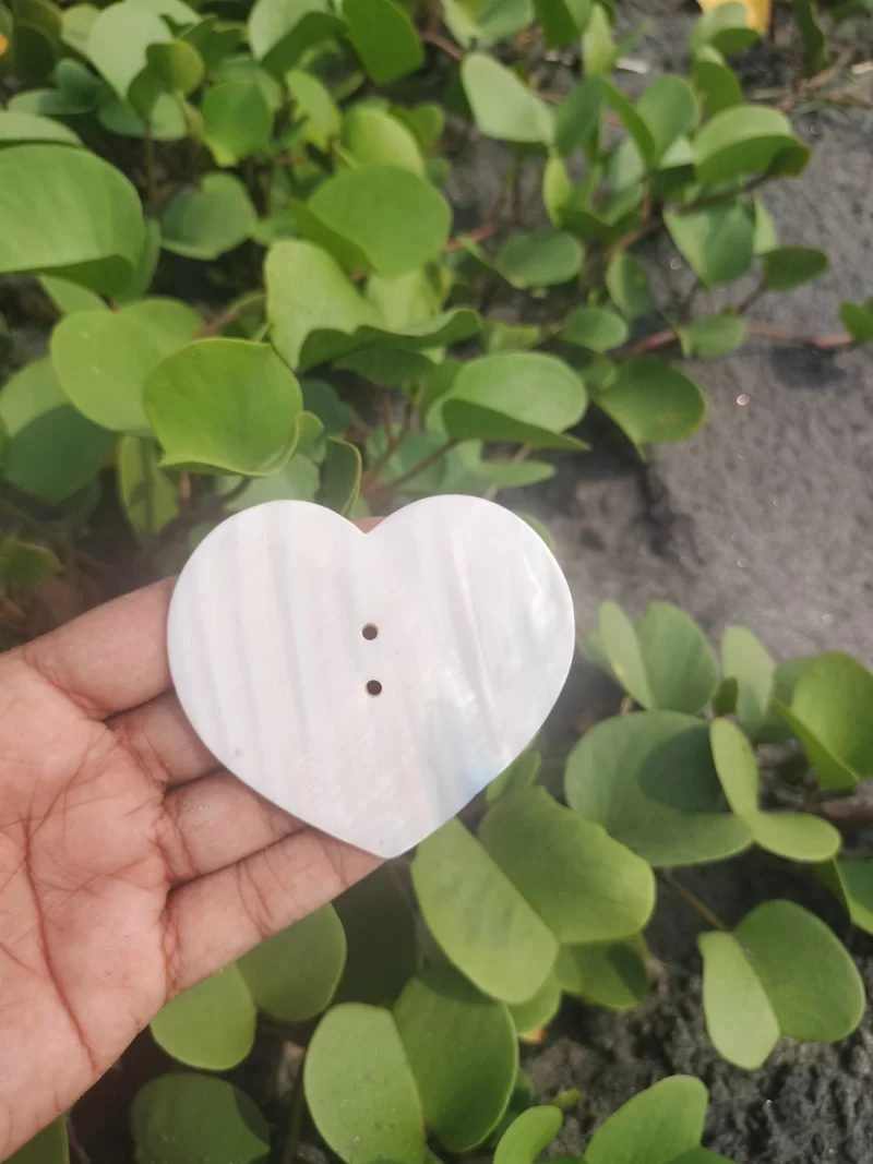 2.5 Inch Heart Mother of pearl shells (Customized Design)