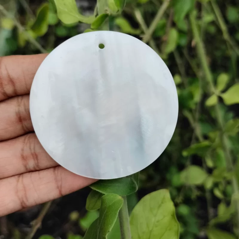 2 Inch Circle Mother of pearl shells { Customized Design }
