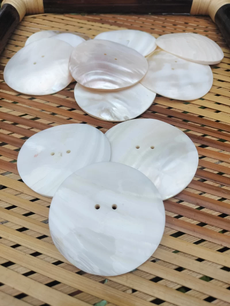 2.5 Inch Circle Mother of pearl shells { Customized Design }