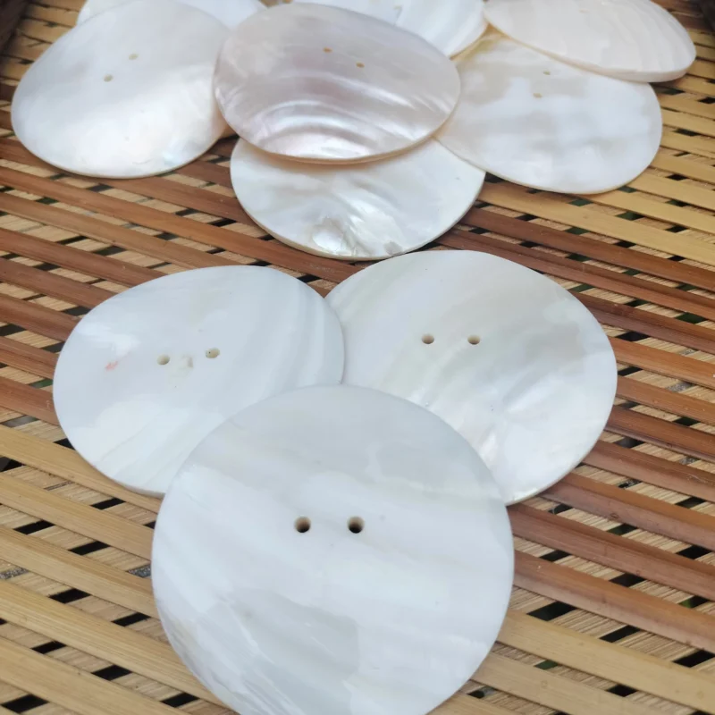 2.5 Inch Circle Mother of pearl shells { Customized Design }