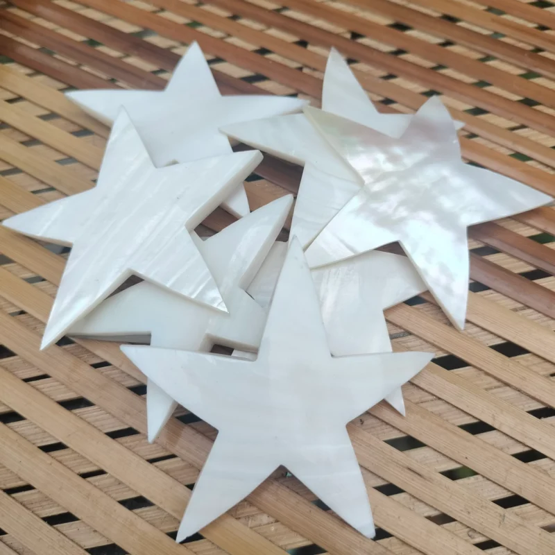 2 Inch Star Mother of pearl shells { Customized Design }