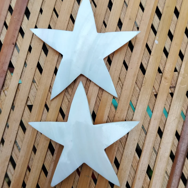 2 Inch Star Mother of pearl shells { Customized Design }