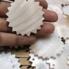1.5 Inch Zigzag Mother of pearl shells { Customized Design }
