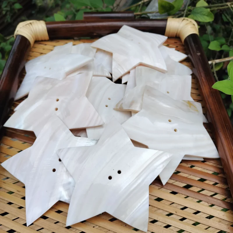 4 Inch Star Mother of pearl shells { Customized Design }