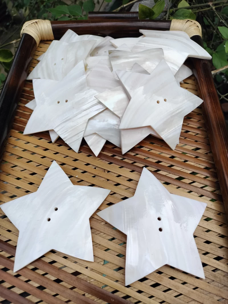 4 Inch Star Mother of pearl shells { Customized Design }