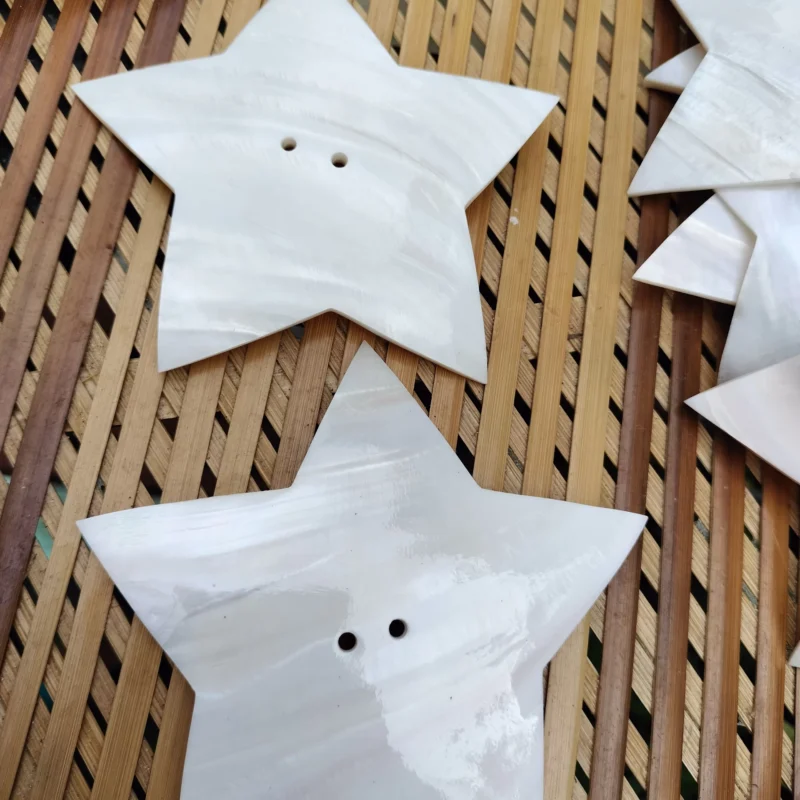 4 Inch Star Mother of pearl shells { Customized Design }