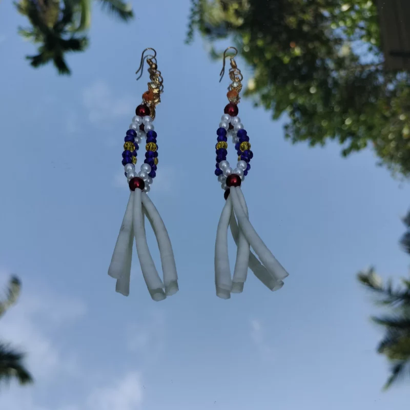 Handmade Dentalium Necklace and Earings