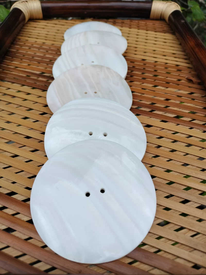 3 Inch Circle shape Mother of pearl shells { Customized Design }