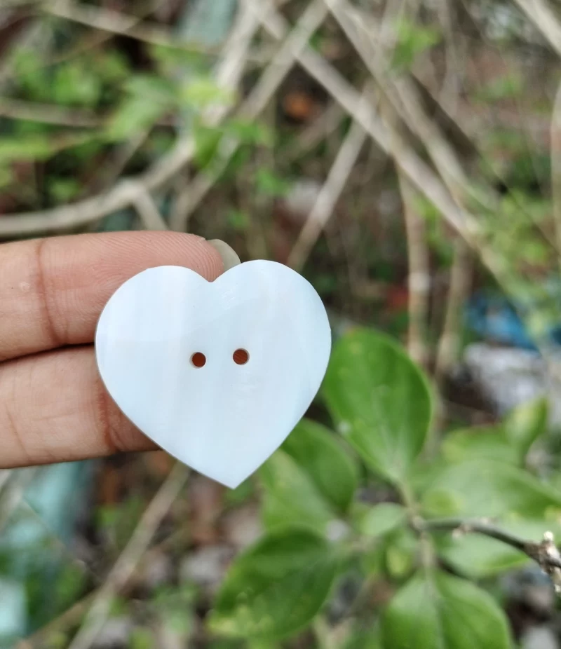 1 Inch Heart Mother of pearl shells (Customized Design)