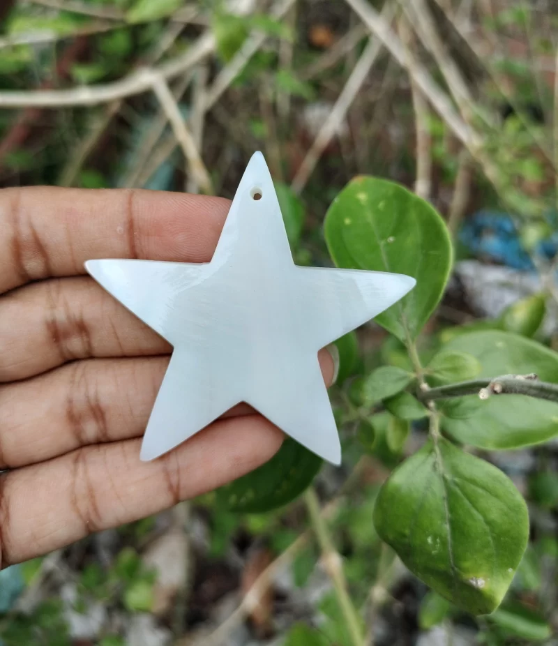 2 Inch Star shape Mother of pearl shells { Customized Design }