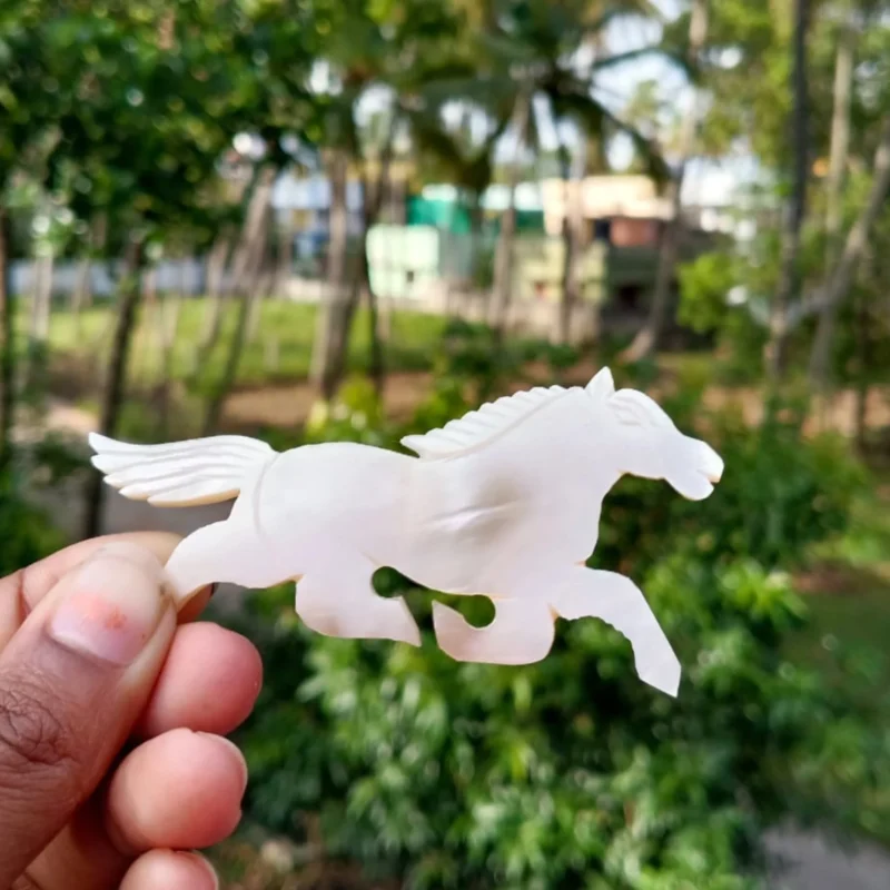 Horse MOP Image Horse-shaped Mother of Pearl shell for crafts and jewelry